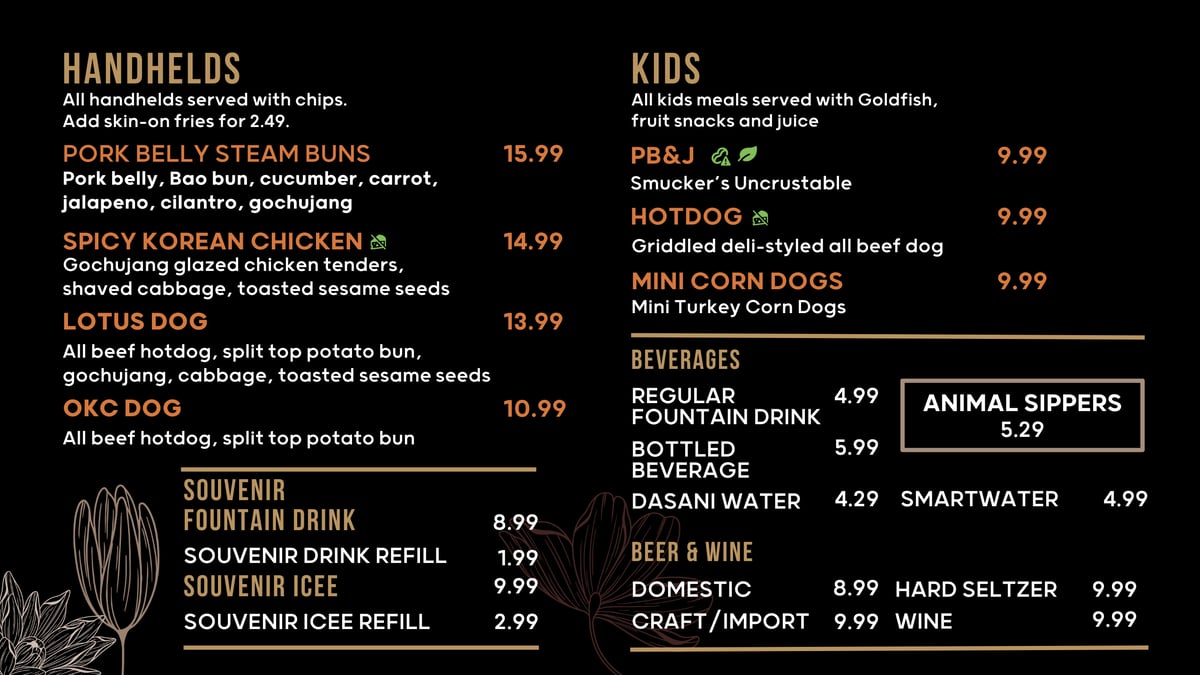 Lotus Cafe Menu 2