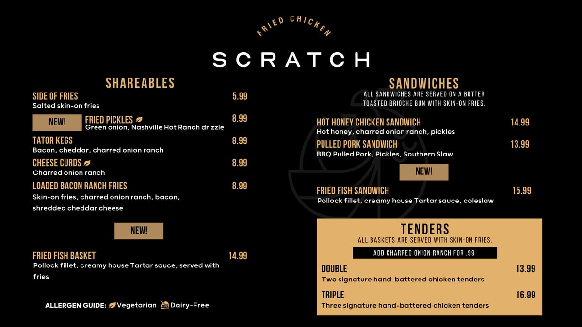 Scratch Menu 1