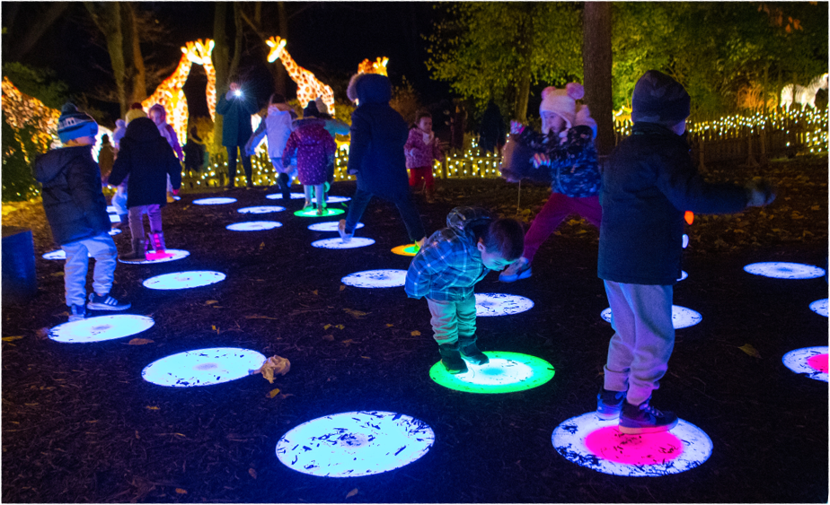 Holiday Lights Sensory Play