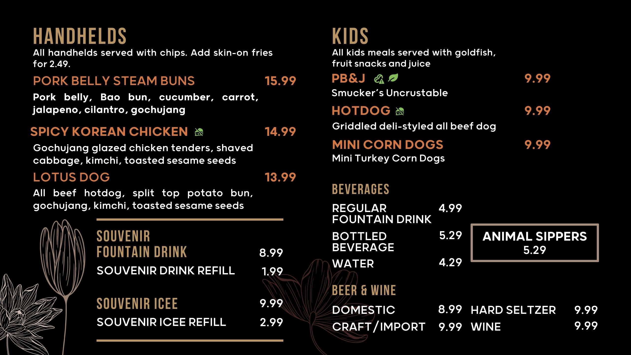 Lotus Cafe Menu 3