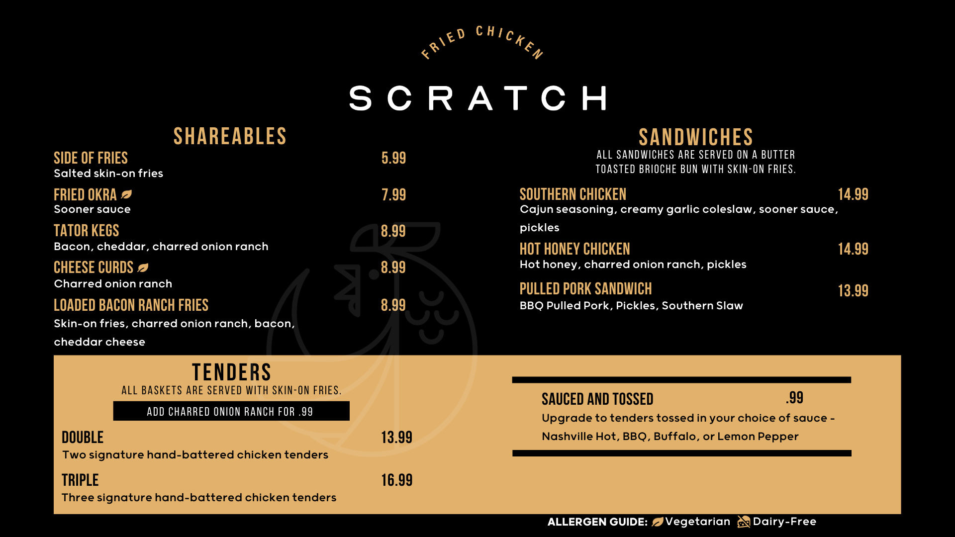 Scratch Menu 1