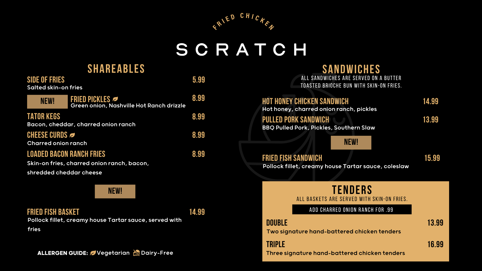 Scratch Menu 1