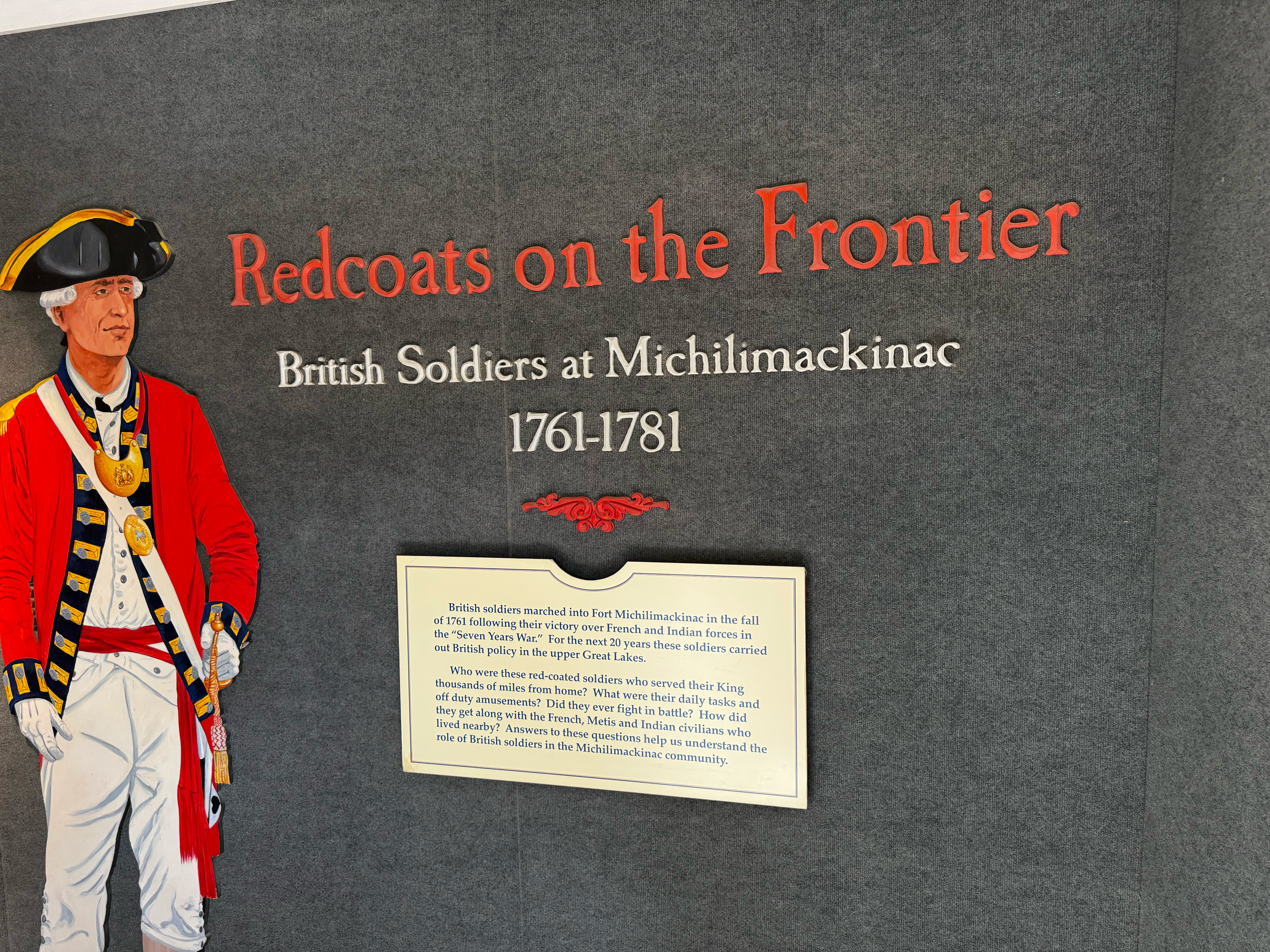 Soldiers' Barracks Exhibit